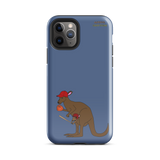 Baseball Kangaroo Tough Case for iPhone® (Blue)