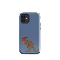 Baseball Kangaroo Tough Case for iPhone® (Blue)