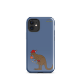 Baseball Kangaroo Tough Case for iPhone® (Blue)