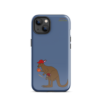 Baseball Kangaroo Tough Case for iPhone® (Blue)