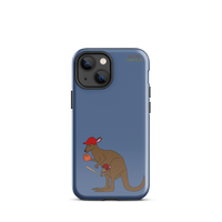 Baseball Kangaroo Tough Case for iPhone® (Blue)