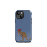 Baseball Kangaroo Tough Case for iPhone® (Blue)