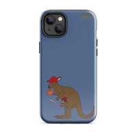 Baseball Kangaroo Tough Case for iPhone® (Blue)