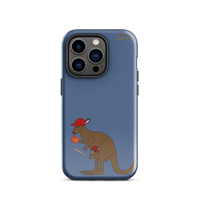 Baseball Kangaroo Tough Case for iPhone® (Blue)