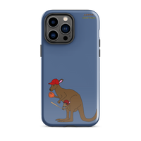 Baseball Kangaroo Tough Case for iPhone® (Blue)