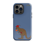 Baseball Kangaroo Tough Case for iPhone® (Blue)