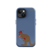 Baseball Kangaroo Tough Case for iPhone® (Blue)