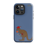 Baseball Kangaroo Tough Case for iPhone® (Blue)