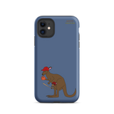 Baseball Kangaroo Tough Case for iPhone® (Blue)