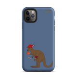 Baseball Kangaroo Tough Case for iPhone® (Blue)