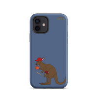 Baseball Kangaroo Tough Case for iPhone® (Blue)