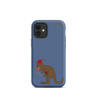 Baseball Kangaroo Tough Case for iPhone® (Blue)