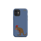 Baseball Kangaroo Tough Case for iPhone® (Blue)