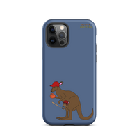 Baseball Kangaroo Tough Case for iPhone® (Blue)