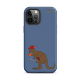 Baseball Kangaroo Tough Case for iPhone® (Blue)