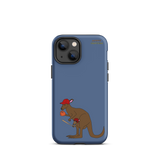 Baseball Kangaroo Tough Case for iPhone® (Blue)