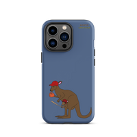 Baseball Kangaroo Tough Case for iPhone® (Blue)