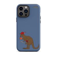 Baseball Kangaroo Tough Case for iPhone® (Blue)