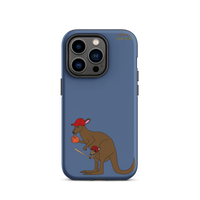 Baseball Kangaroo Tough Case for iPhone® (Blue)