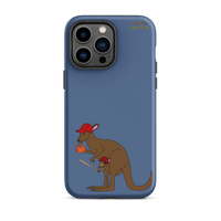 Baseball Kangaroo Tough Case for iPhone® (Blue)