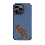 Baseball Kangaroo Tough Case for iPhone® (Blue)