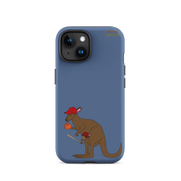 Baseball Kangaroo Tough Case for iPhone® (Blue)