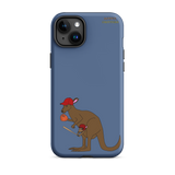 Baseball Kangaroo Tough Case for iPhone® (Blue)