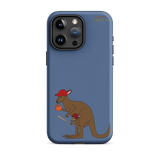 Baseball Kangaroo Tough Case for iPhone® (Blue)