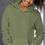 Baseball Kangaroo Unisex Embroidered Hoodie