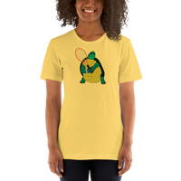 Tennis Turtle Unisex T-Shirt