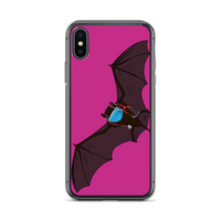 Doctor Bat Hot Pink iPhone Case