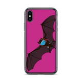 Doctor Bat Hot Pink iPhone Case