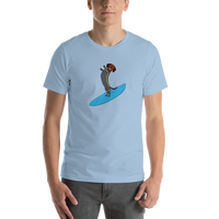 Surfing Wiener Dog Unisex T-Shirt