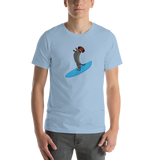 Surfing Wiener Dog Unisex T-Shirt