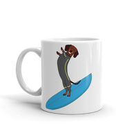 Surfing Wiener Dog Mug