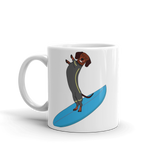 Surfing Wiener Dog Mug