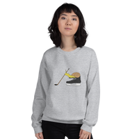 Hockey Snail Unisex Crew Neck Sweatshirt