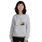 Hockey Snail Unisex Crew Neck Sweatshirt