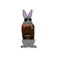 Aviator Bunny Sticker