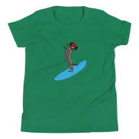 Surfing Wiener Dog Youth T-Shirt