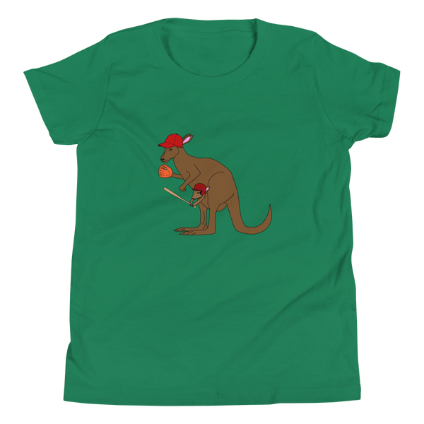 Baseball Kangaroo Youth T-Shirt