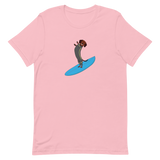 Surfing Wiener Dog Unisex T-Shirt