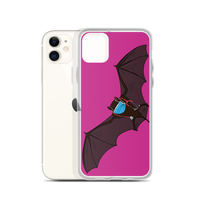 Doctor Bat Hot Pink iPhone Case