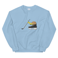 Hockey Snail Unisex Crew Neck Sweatshirt