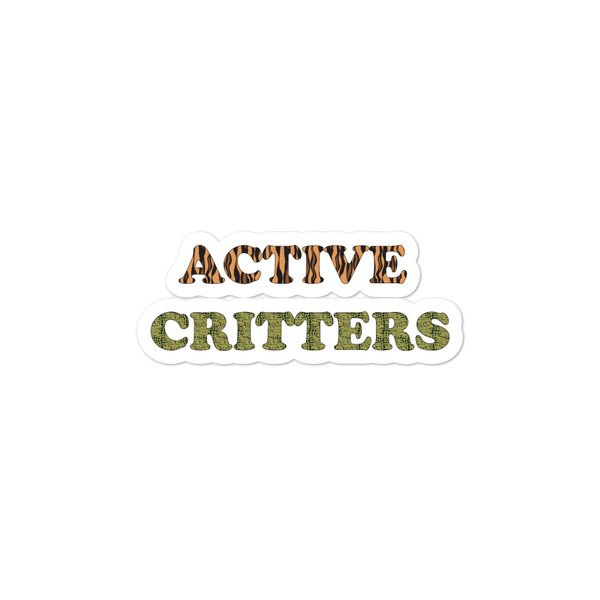 Active Critters Sticker