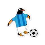 Soccer Penguin Sticker