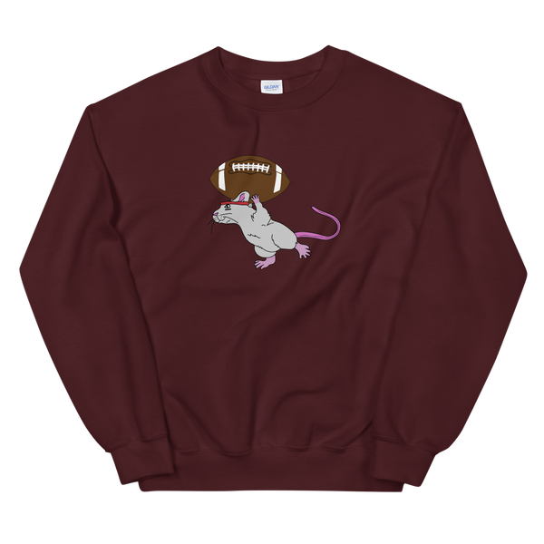 Football Mouse Unisex Crew Neck Sweatshirt