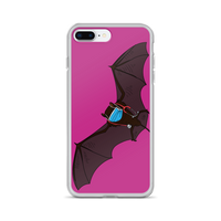 Doctor Bat Hot Pink iPhone Case