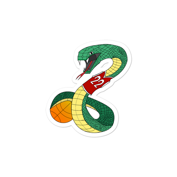 Basketball Snake Sticker