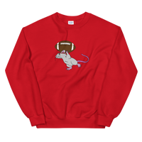 Football Mouse Unisex Crew Neck Sweatshirt